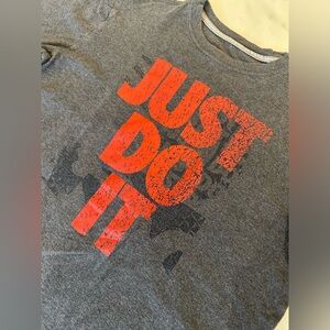 NIKE Cotton “Just Do it” Long Sleeve T-Shirt - Youth XL